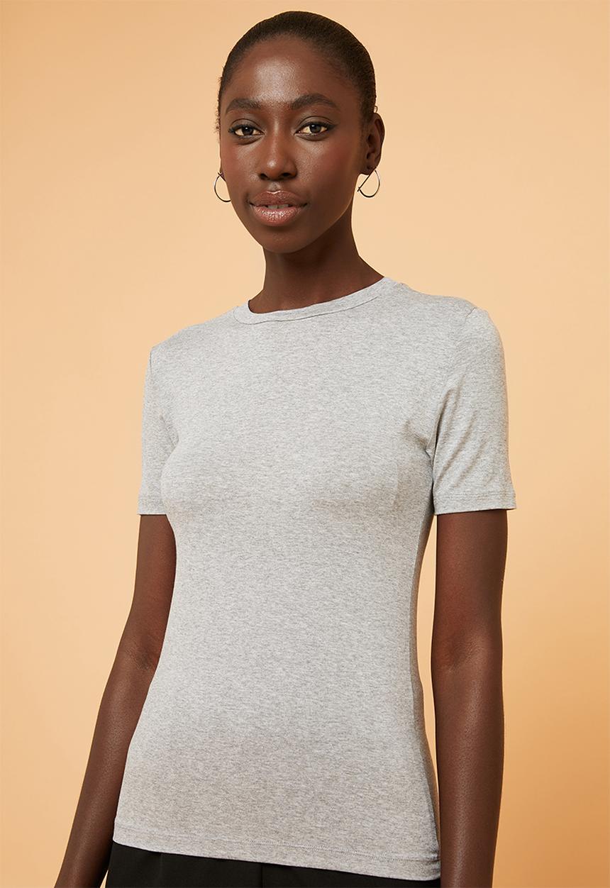 Superbalist - Soft fitted tee - grey