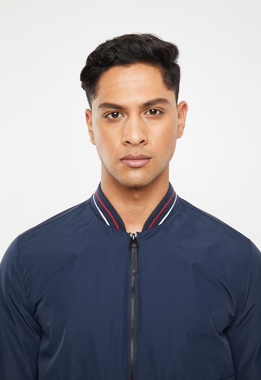Superdry. - Compton bomber jacket - navy