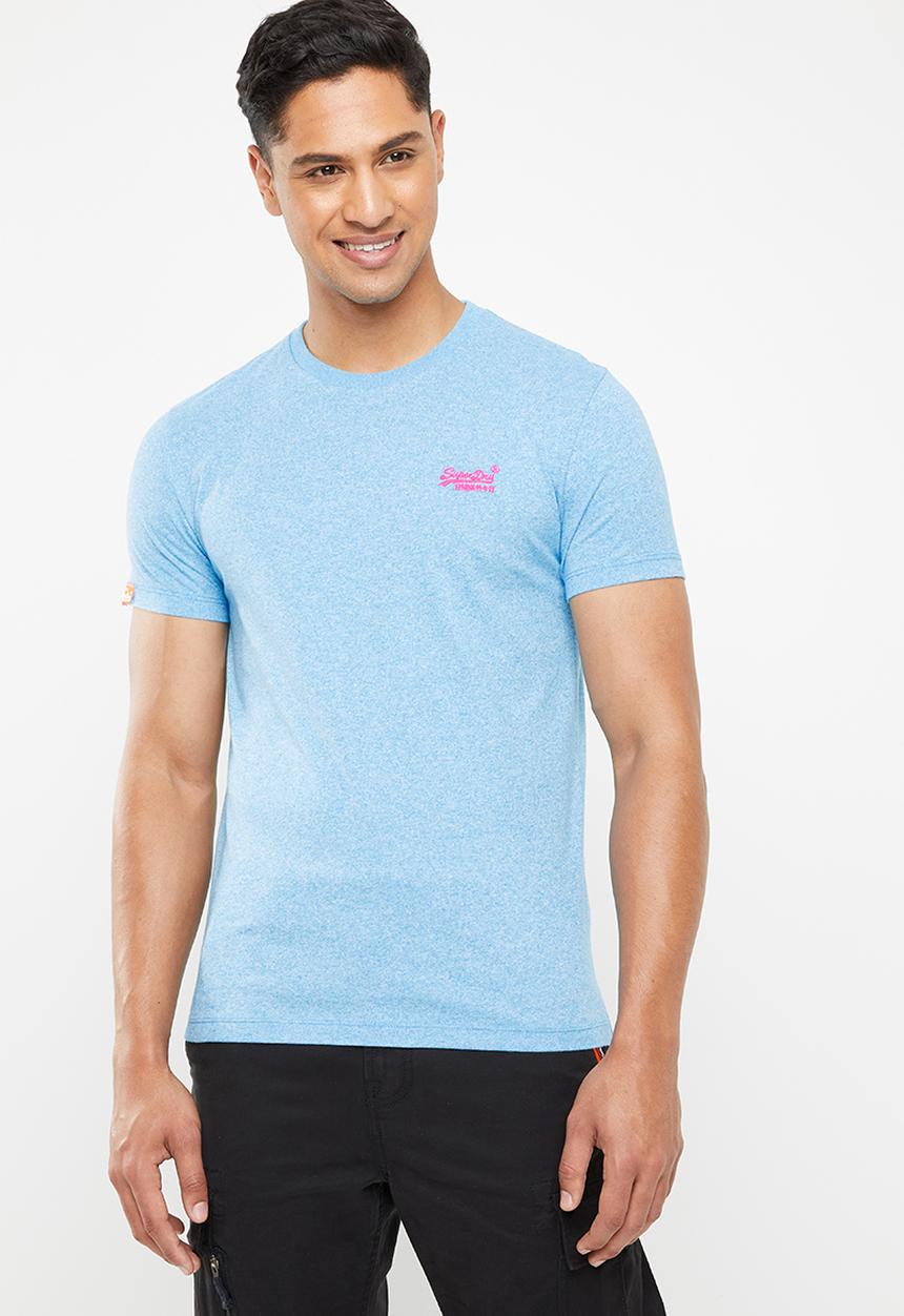 Superdry. - Ol fluro grit tee - blue
