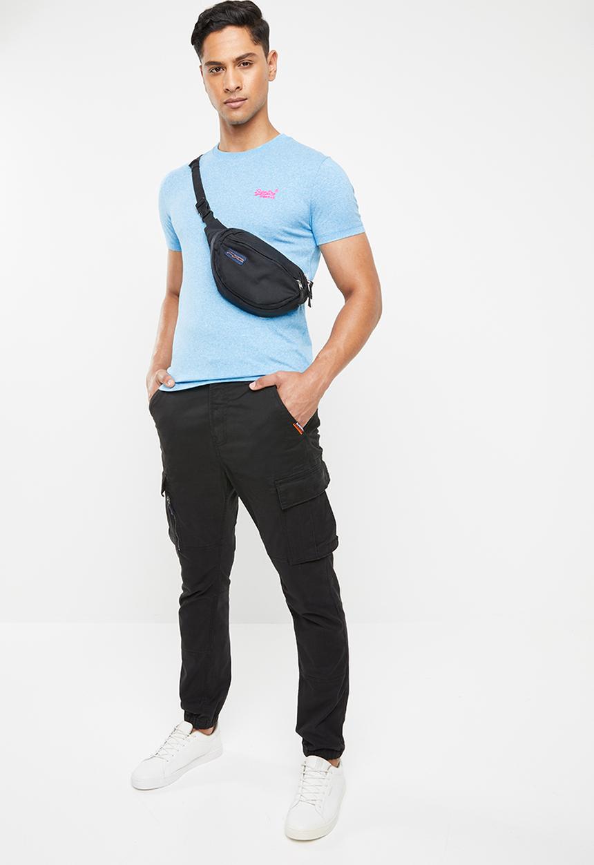 Superdry. - Ol fluro grit tee - blue