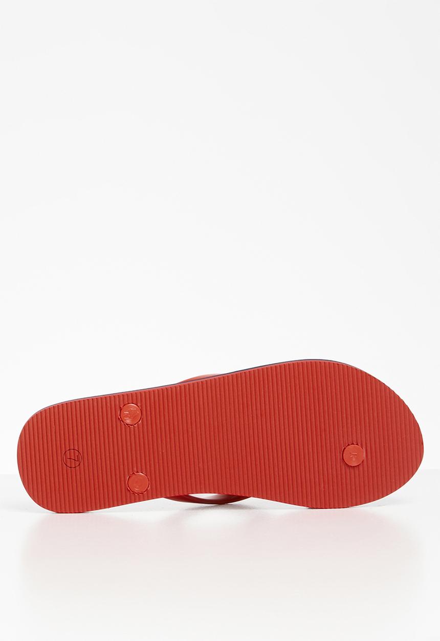 POLO - Mila jelly flip flops - navy & red