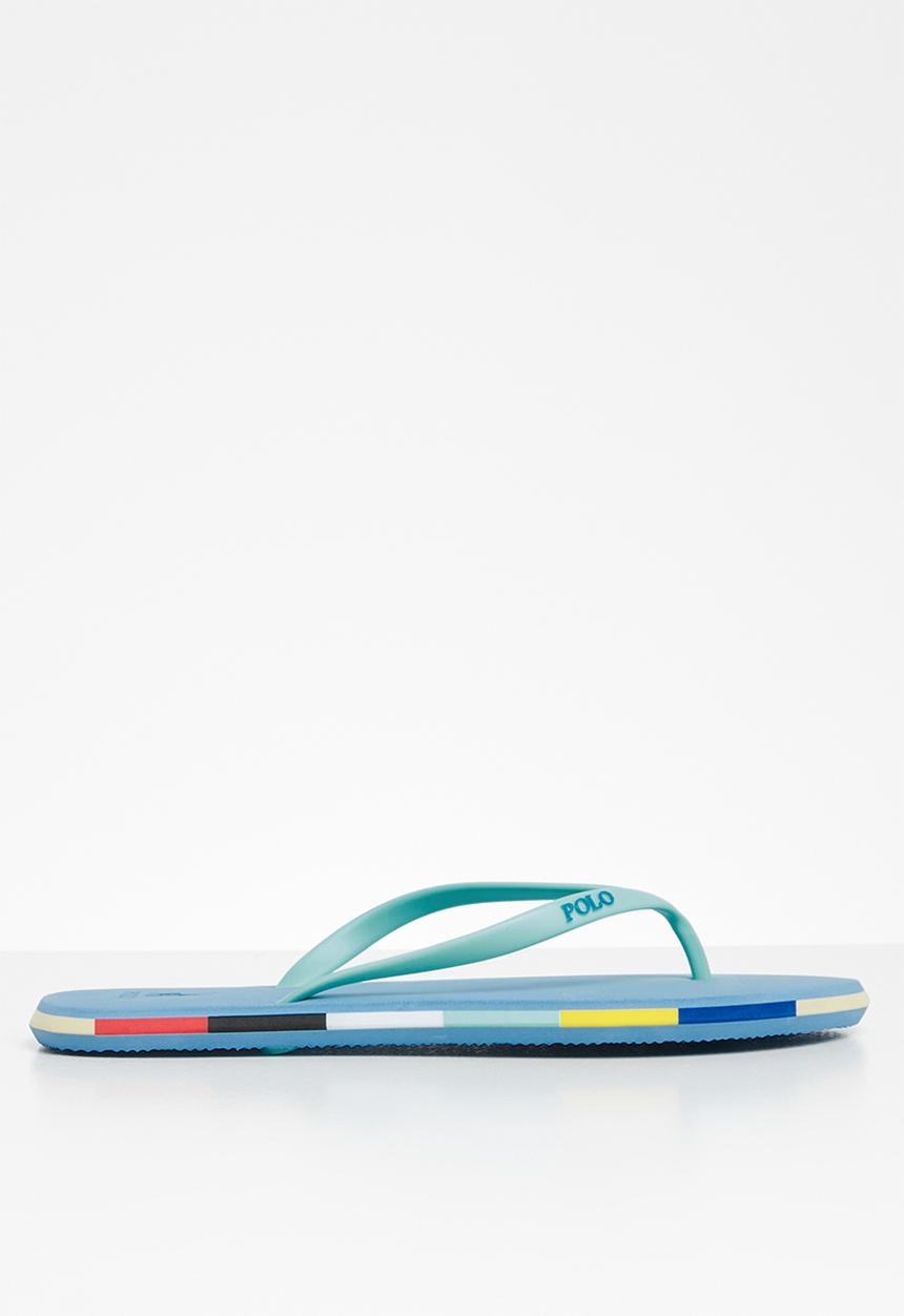 POLO - Tessa flip flops - turquoise & blue
