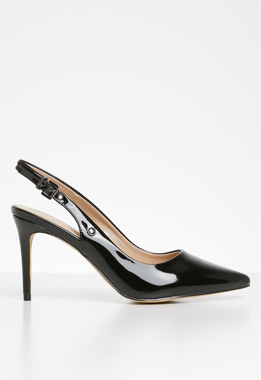 POLO - Nicole slingback strap court - black