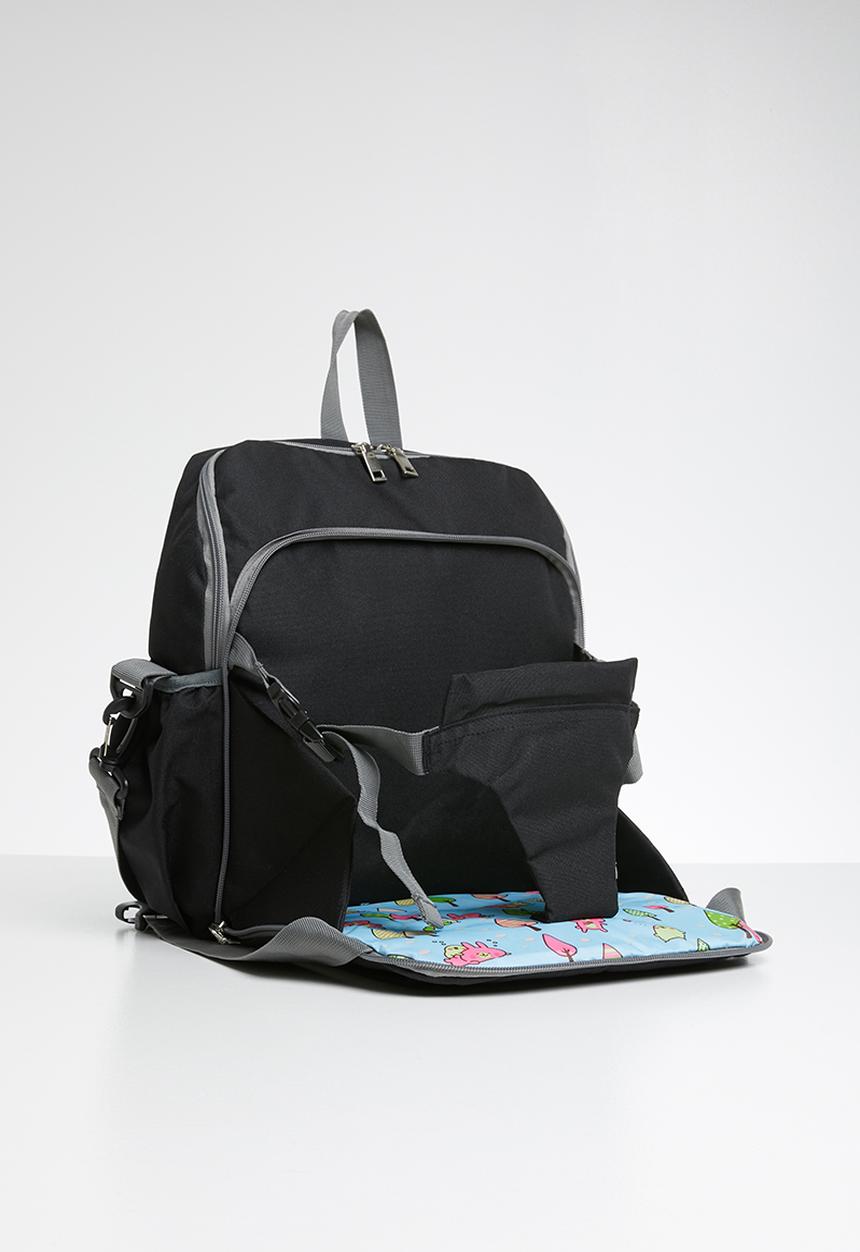 Escape Society - Diaper travel backpack - black
