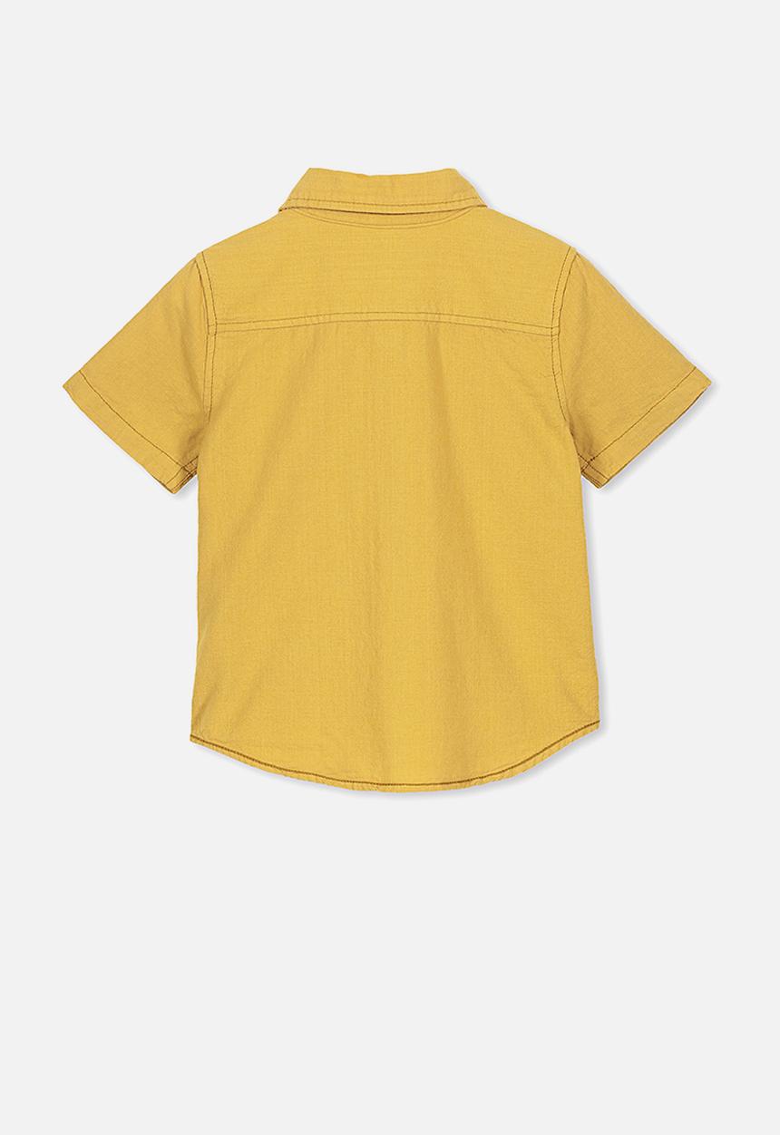 Cotton On - Resort short sleeve shirt - yellow