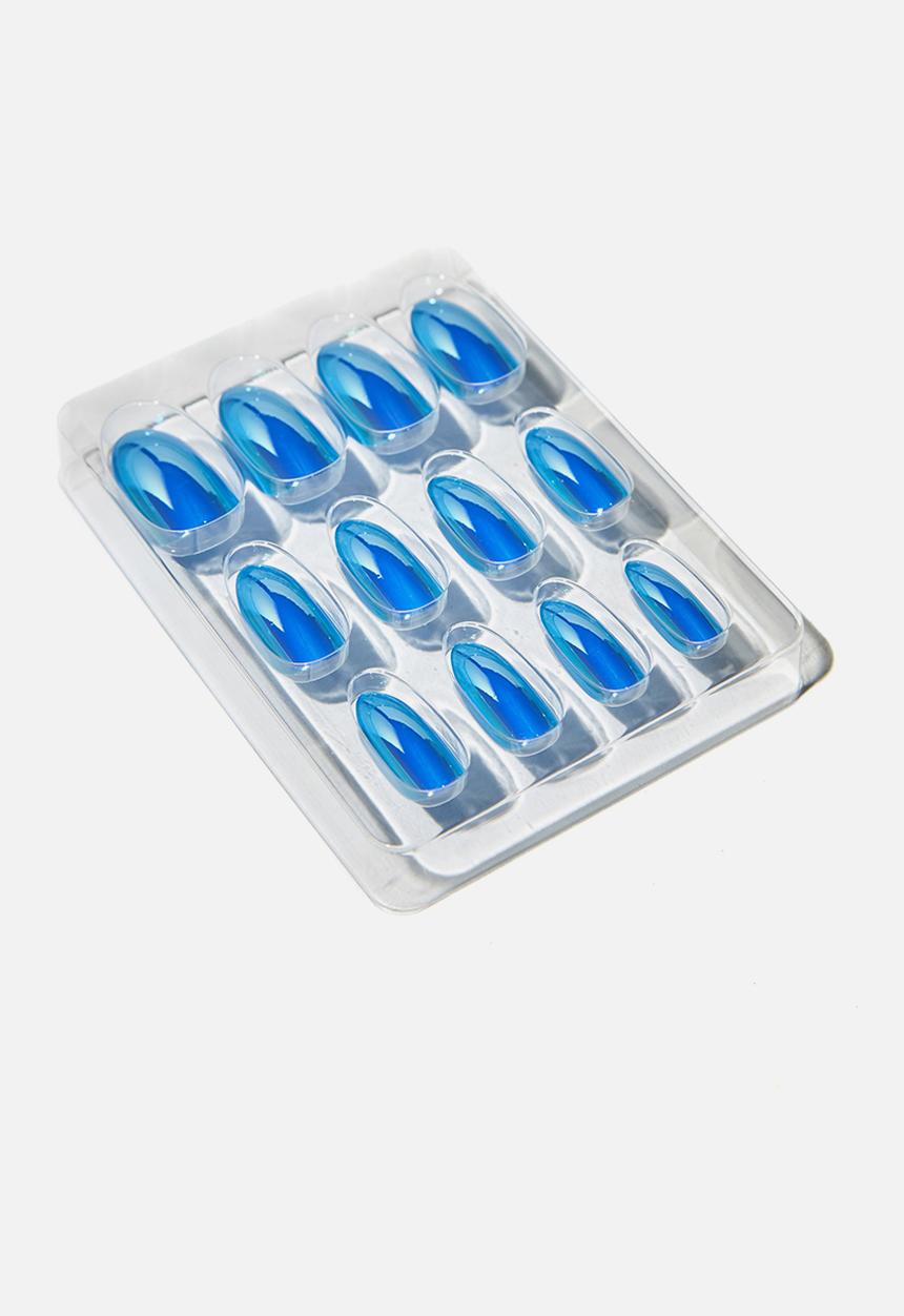 Cotton On - Rubi stick on nails - blue 