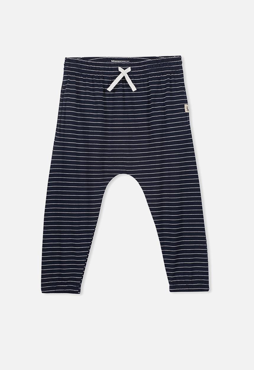 Cotton On - Lexi stripe pant - navy & white