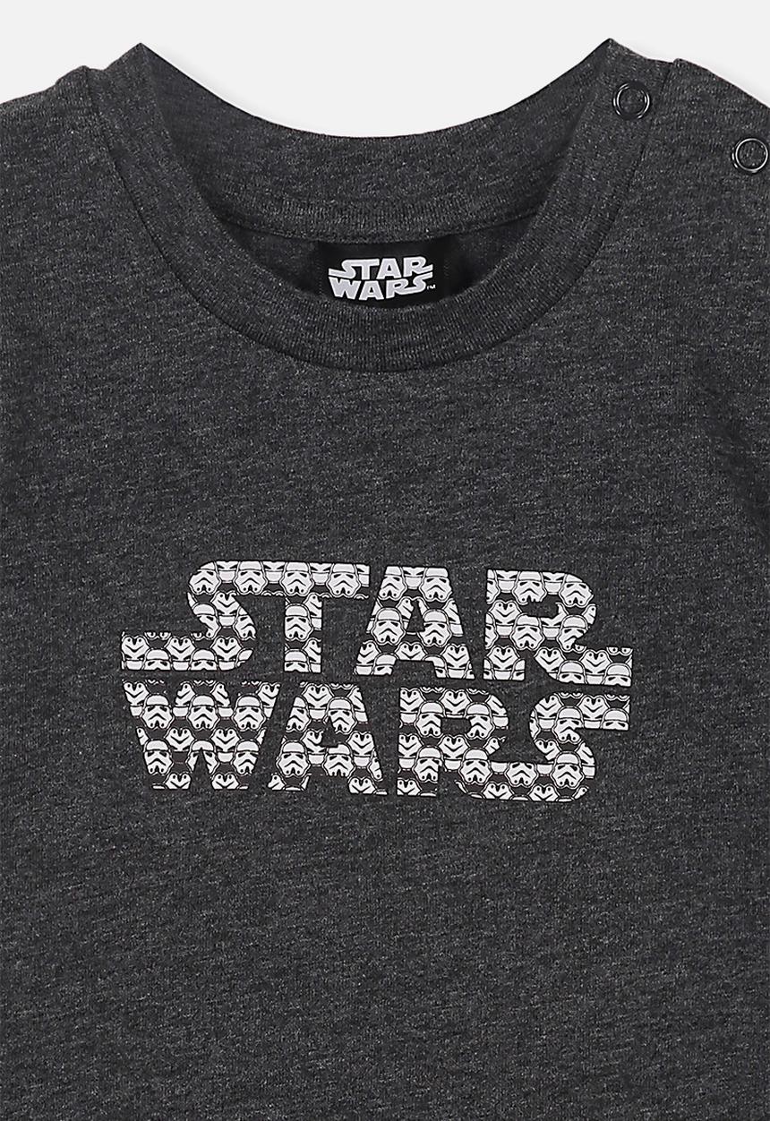Cotton On - Jamie short sleeve star wars tee - black