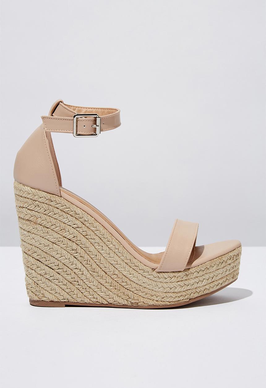 Cotton On - Amethyst espadrille wedge - neutral