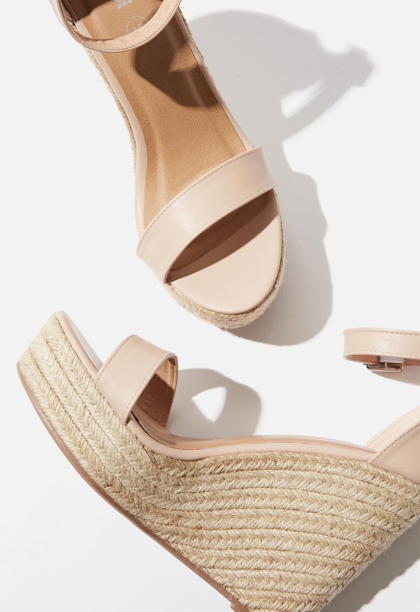 Cotton On - Amethyst espadrille wedge - neutral