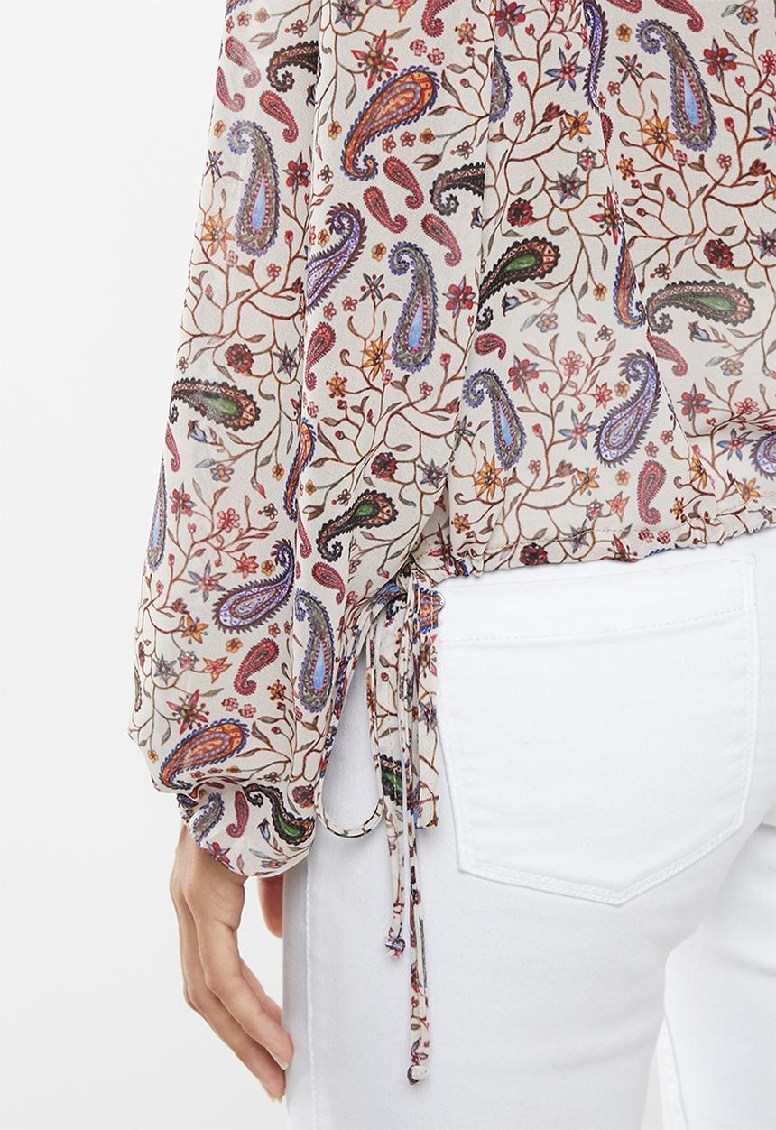 edit - Peasant blouse - multi