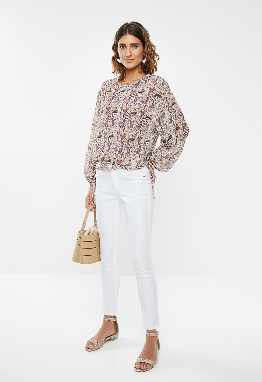 edit - Peasant blouse - multi