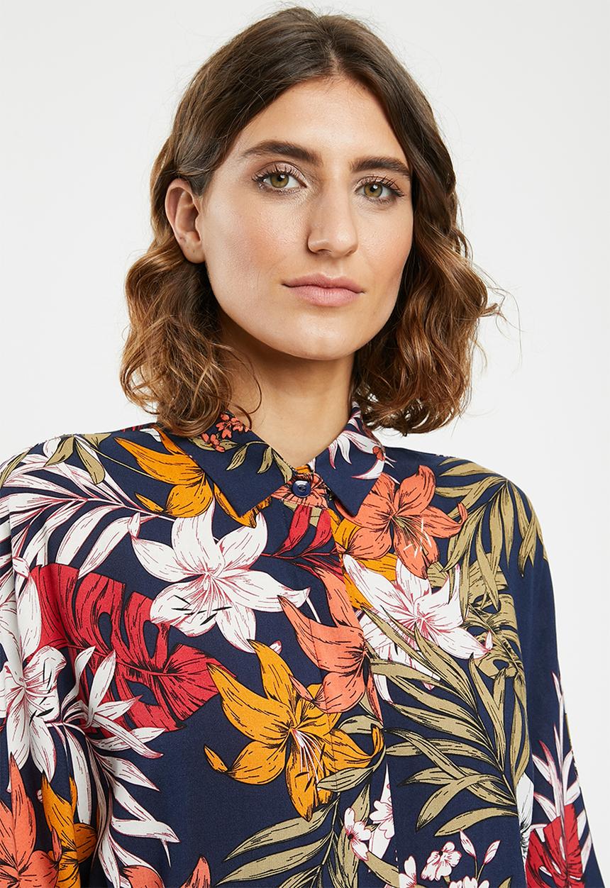 edit - Grown on sleeve shirt - multi