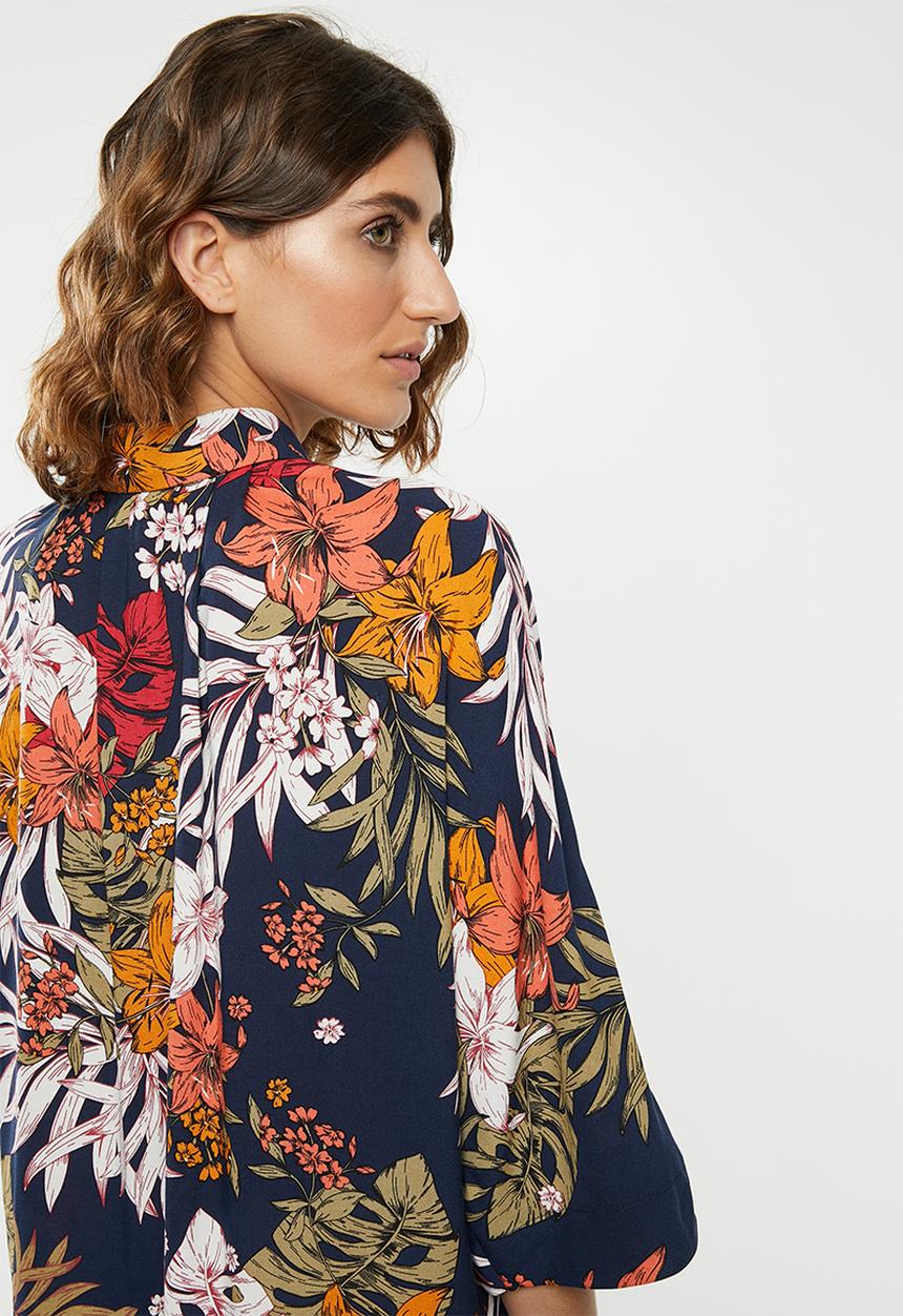 edit - Grown on sleeve shirt - multi