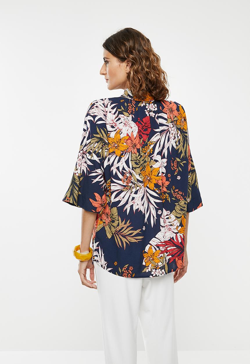edit - Grown on sleeve shirt - multi