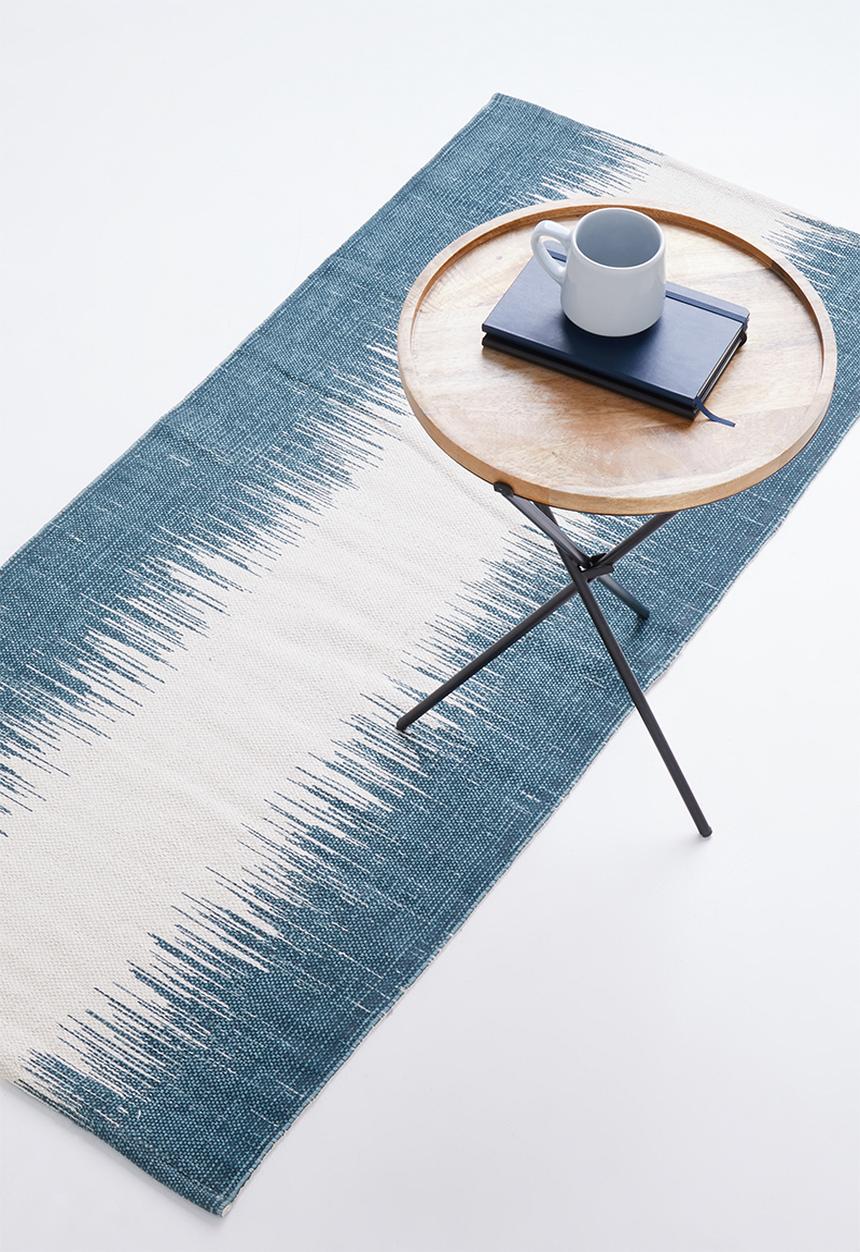 Sixth Floor - Vim printed rug - teal