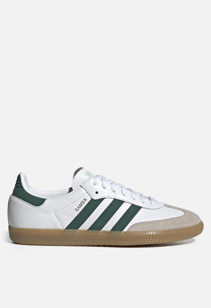 adidas Originals - Samba OG - white / collegiate green / vapour green
