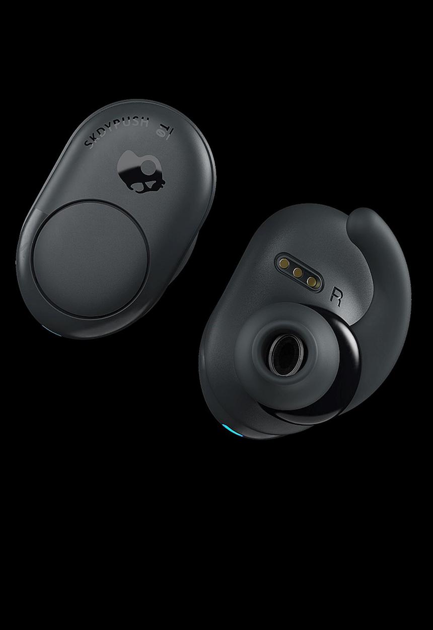 Skullcandy - Push True Wireless in-ear - Dark Grey & Black