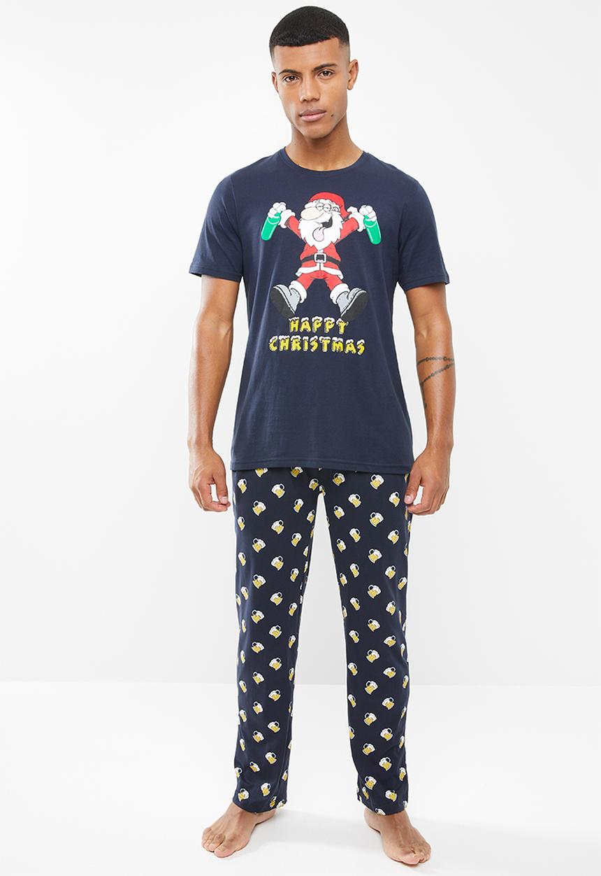Brave Soul - Drink sleep set - navy