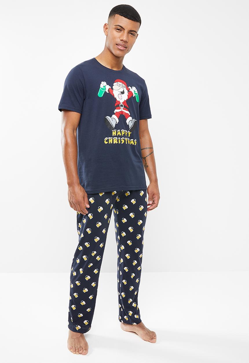 Brave Soul - Drink sleep set - navy