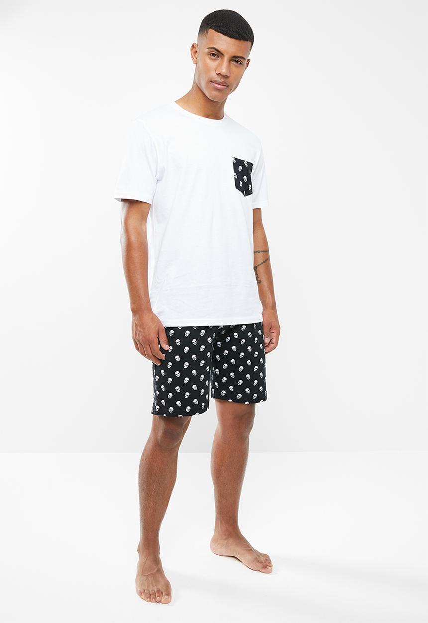 Brave Soul - Skulls sleep set - black & white