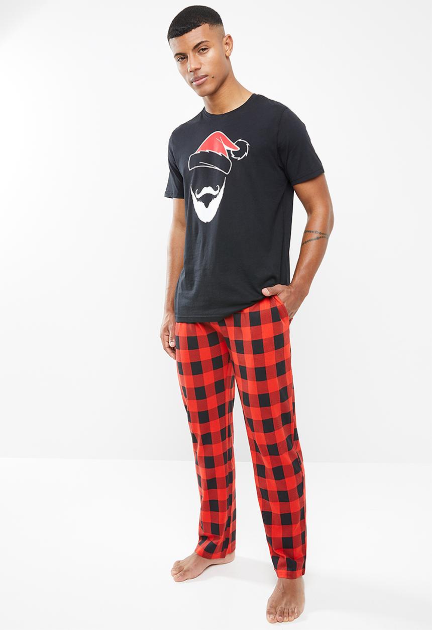 Brave Soul - Beard sleep set - black & red