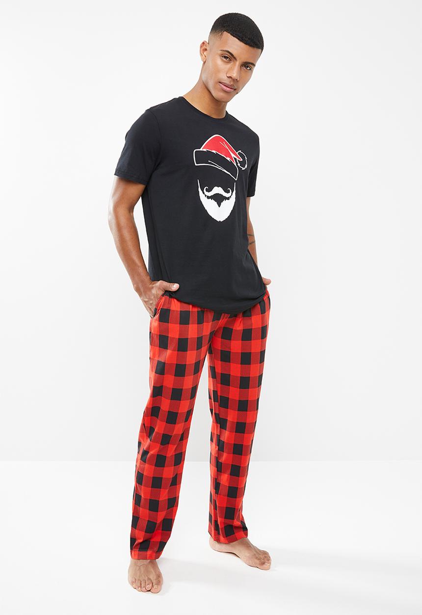 Brave Soul - Beard sleep set - black & red