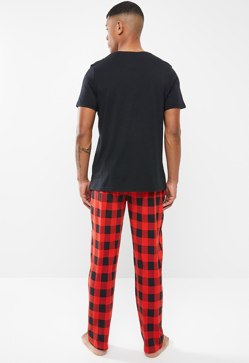 Brave Soul - Beard sleep set - black & red