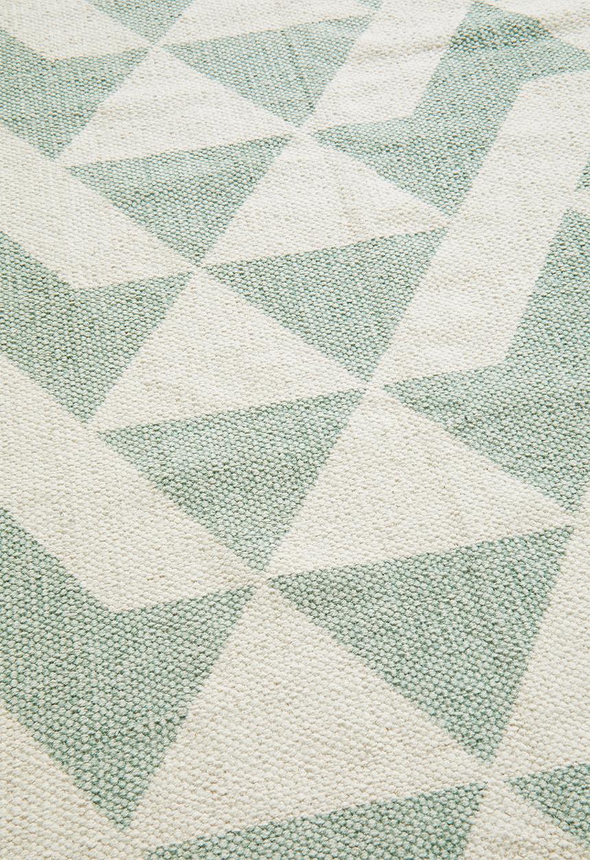 Sixth Floor - Mesa printed rug - blue & grey
