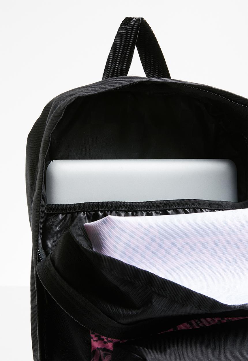 Vans - Realm classic backpack - black & pink