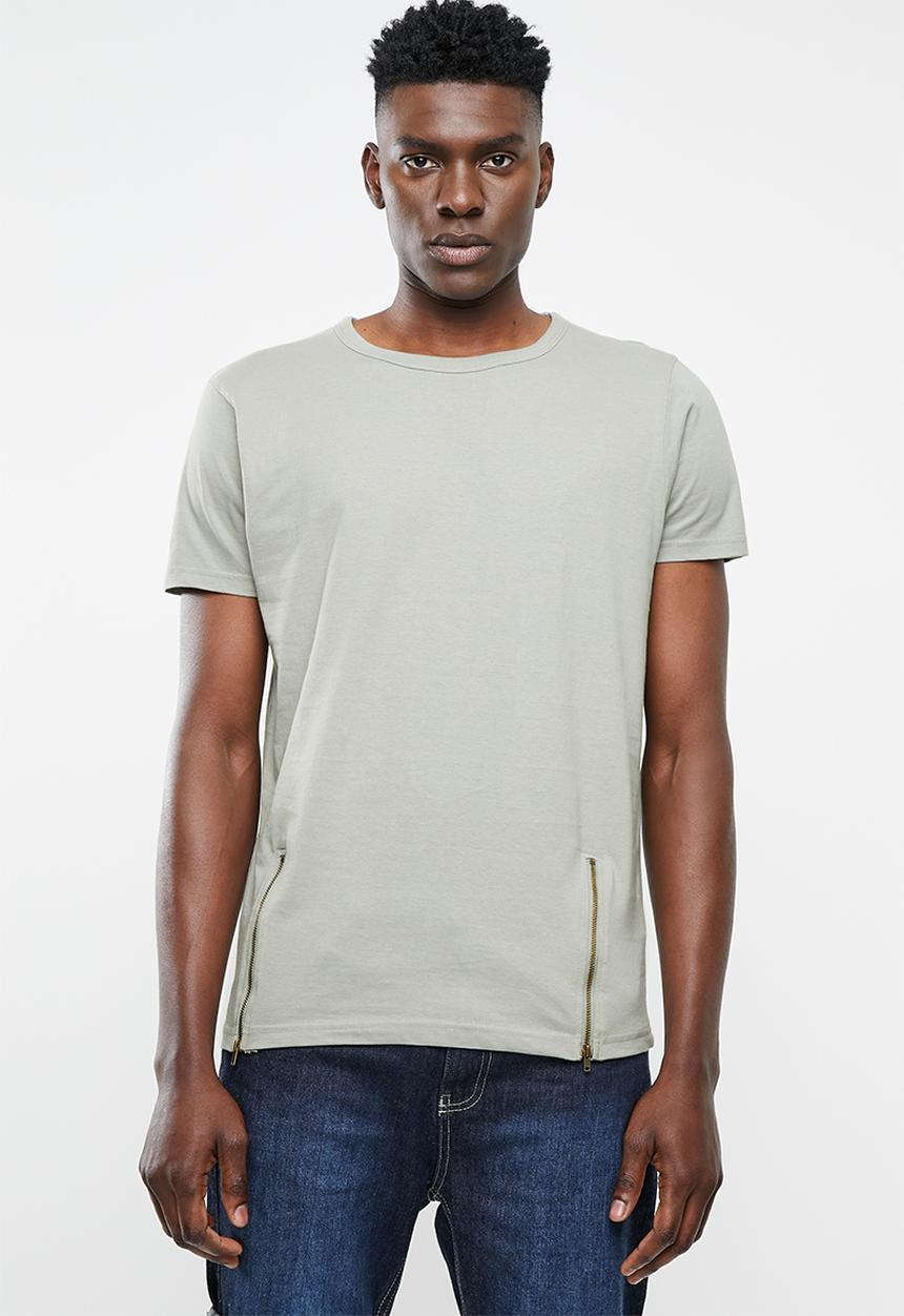 Brave Soul - Falcon crew neck tee - grey