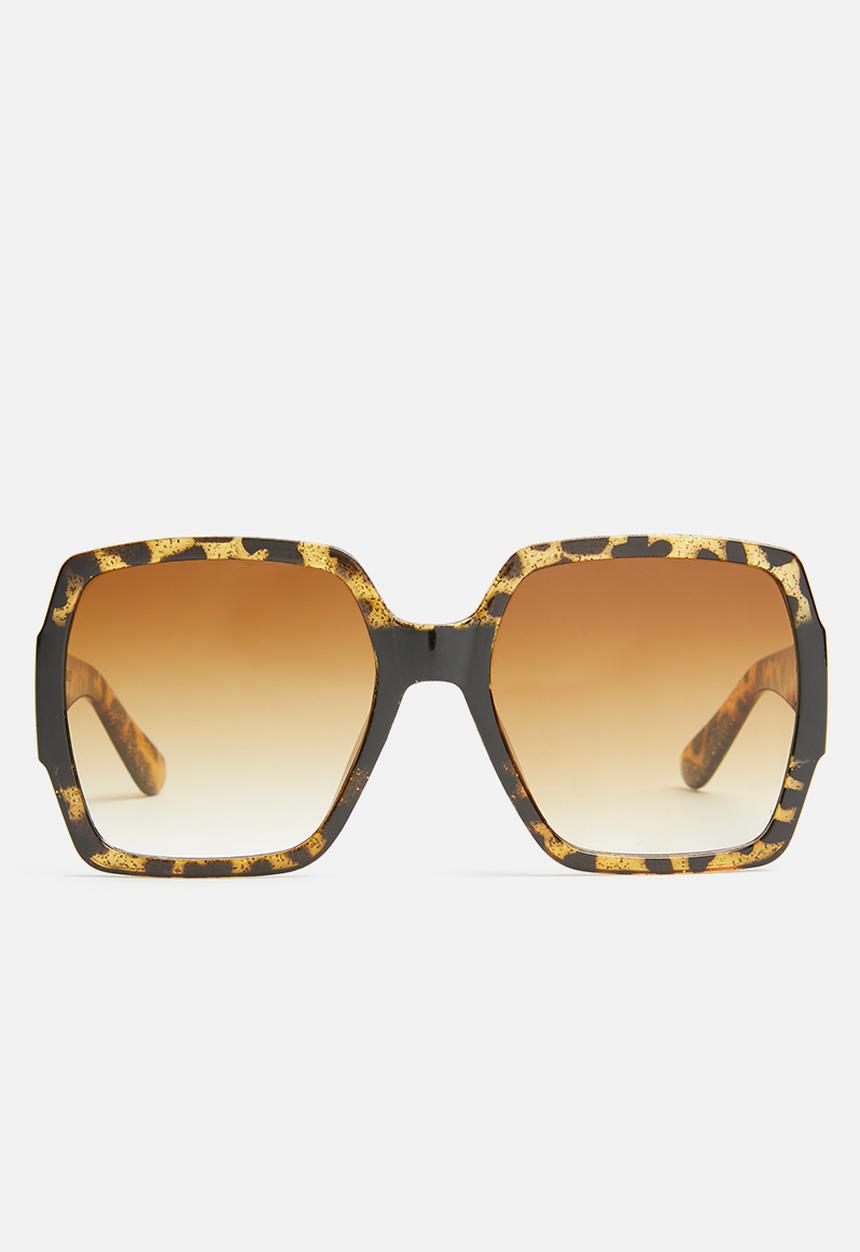 Superbalist - Emilia square sunglasses - brown 