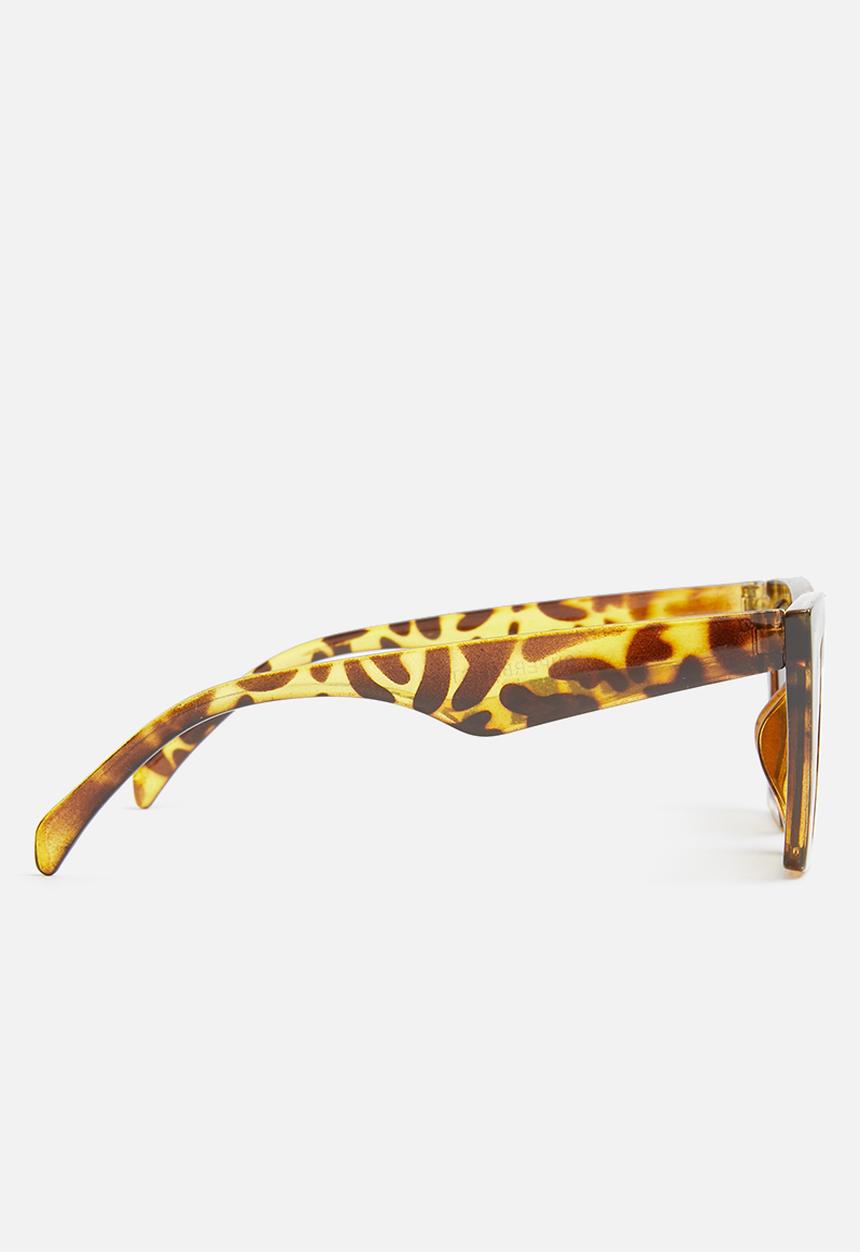 Superbalist - Jane oversized sunglasses - brown 