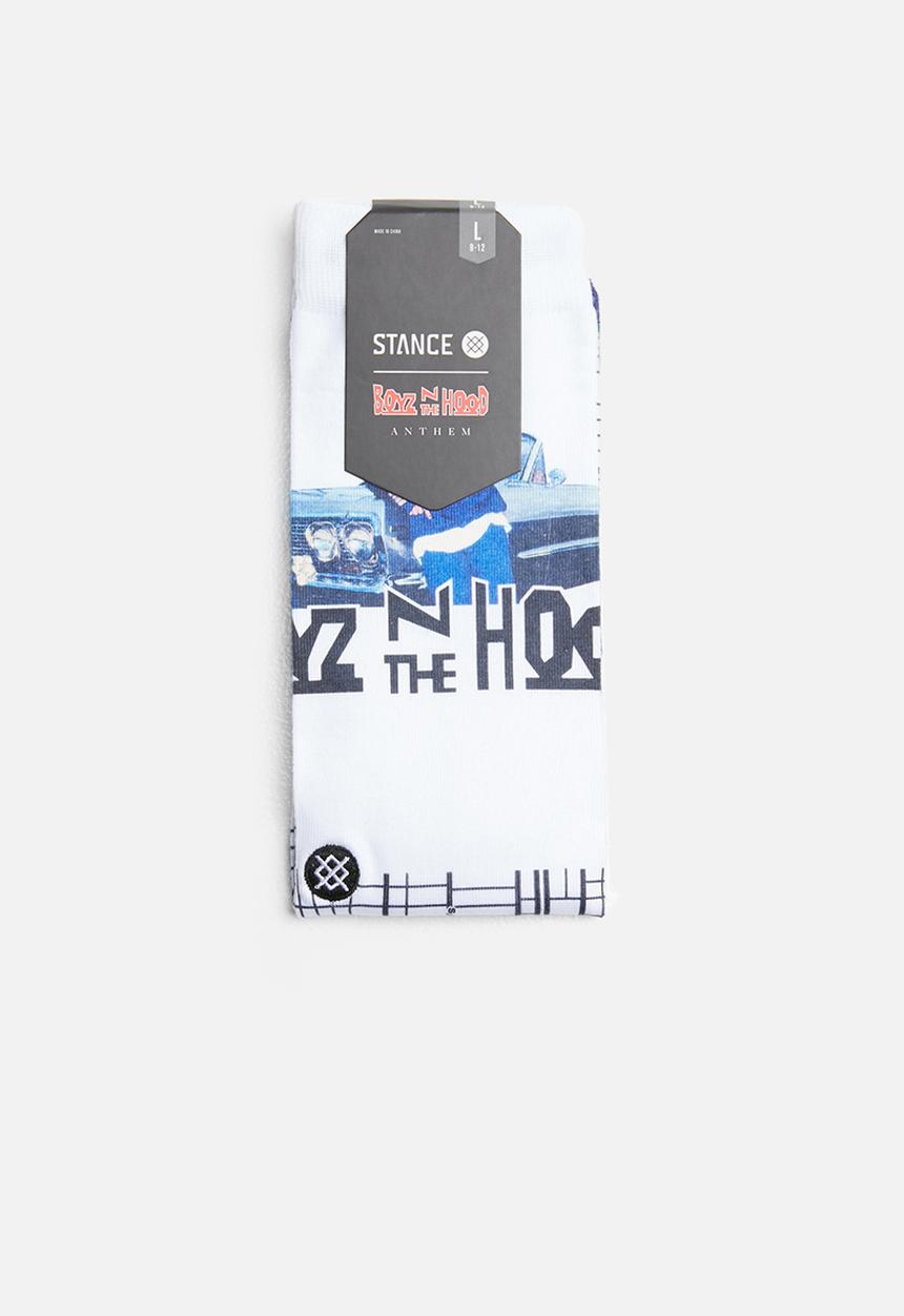 Stance Socks - South central socks - white & blue 