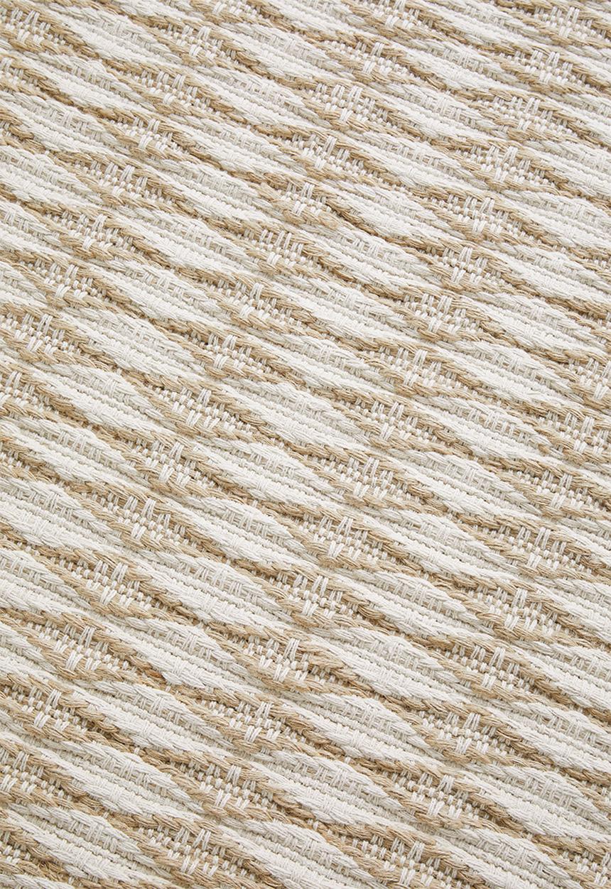 Sixth Floor - Marcie jute runner - natural & white