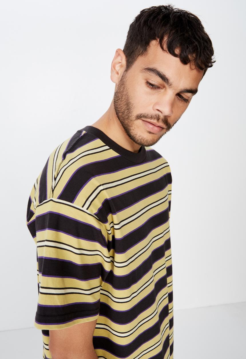 Cotton On - Dylan drop shoulder tee - multi