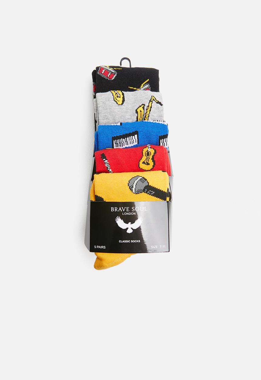Brave Soul - Rock socks - multi