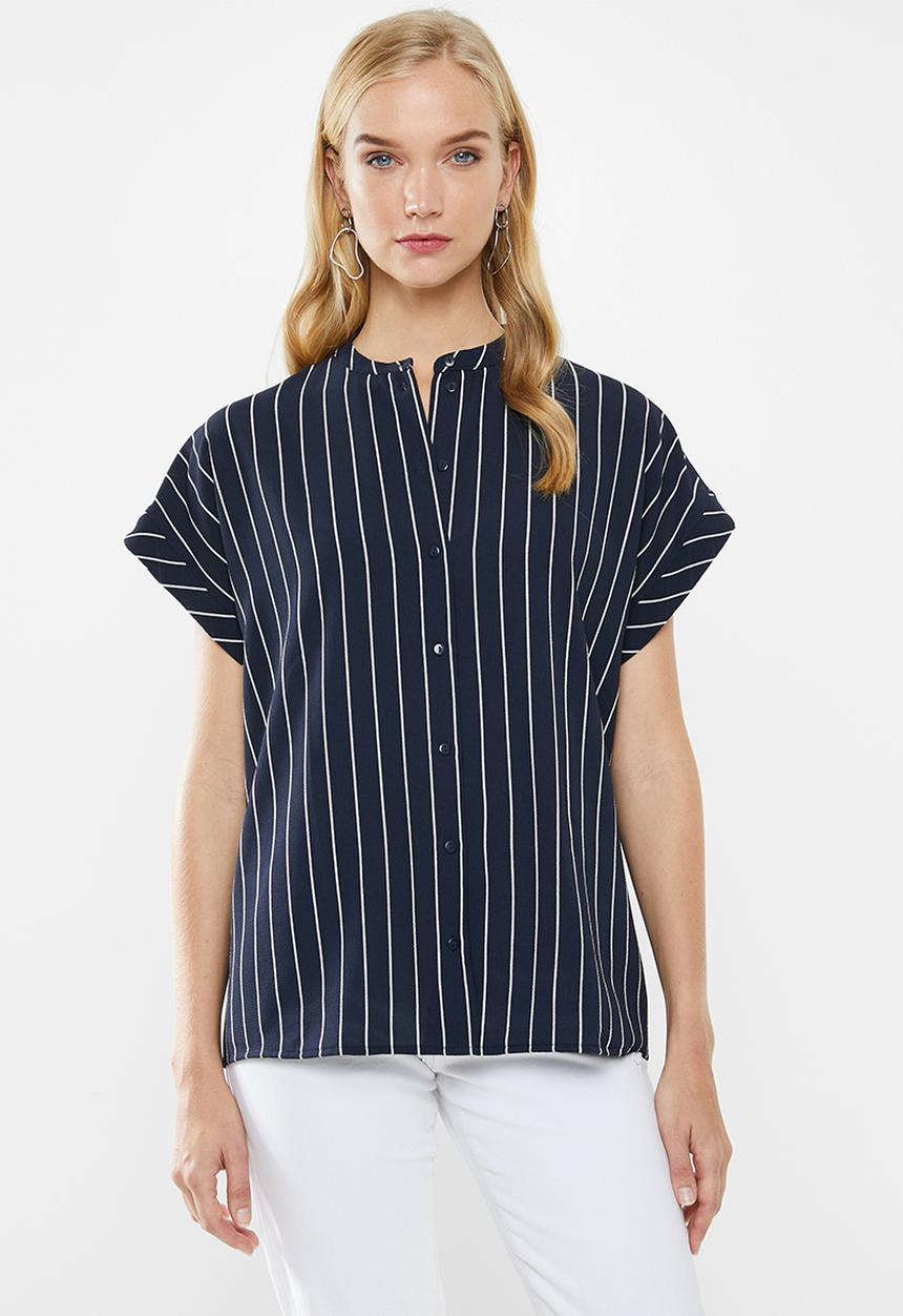 Vero Moda - Helle shirt - navy & white 