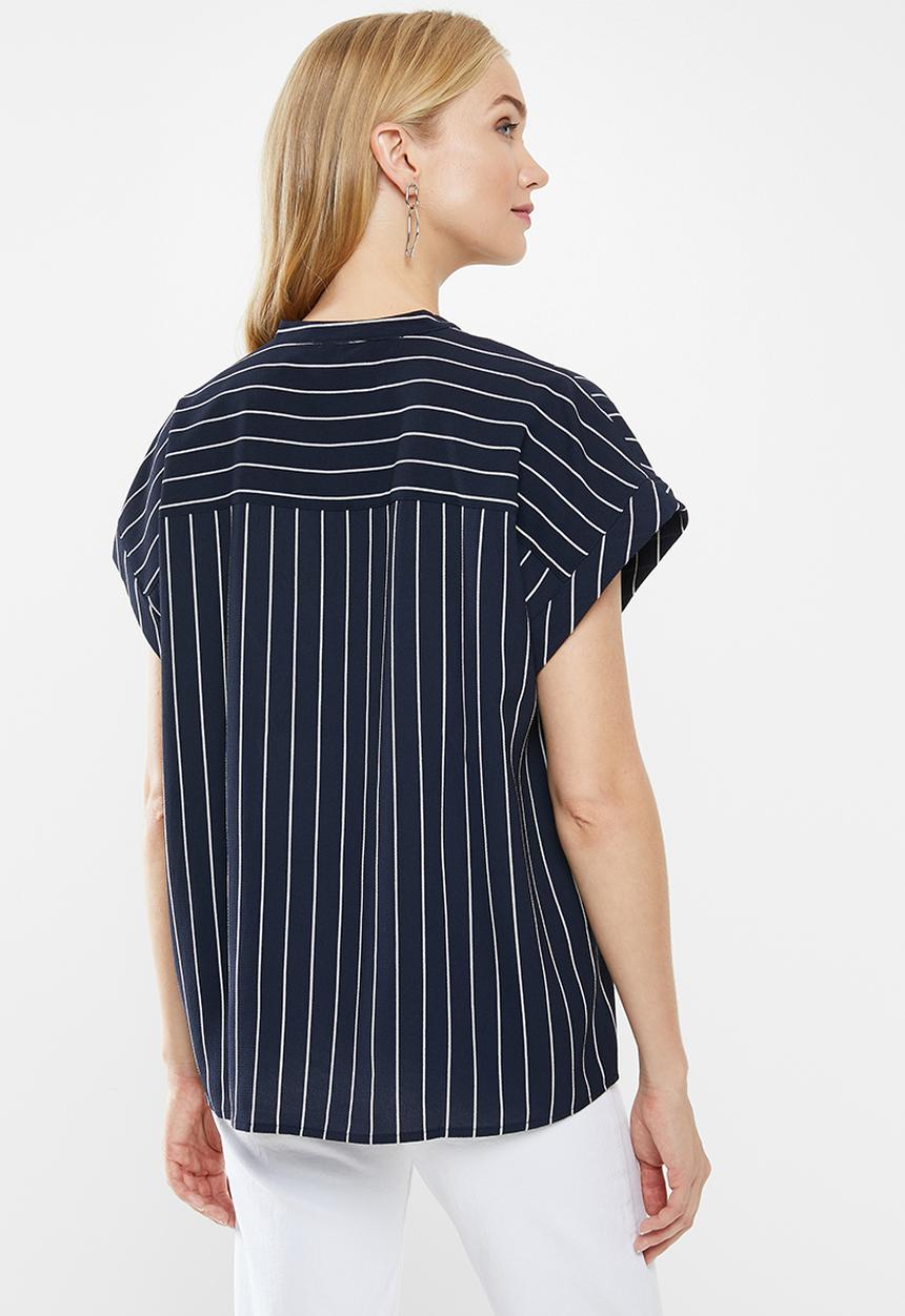 Vero Moda - Helle shirt - navy & white 