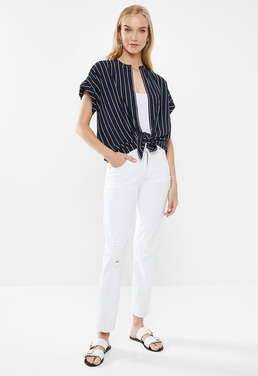 Vero Moda - Helle shirt - navy & white 