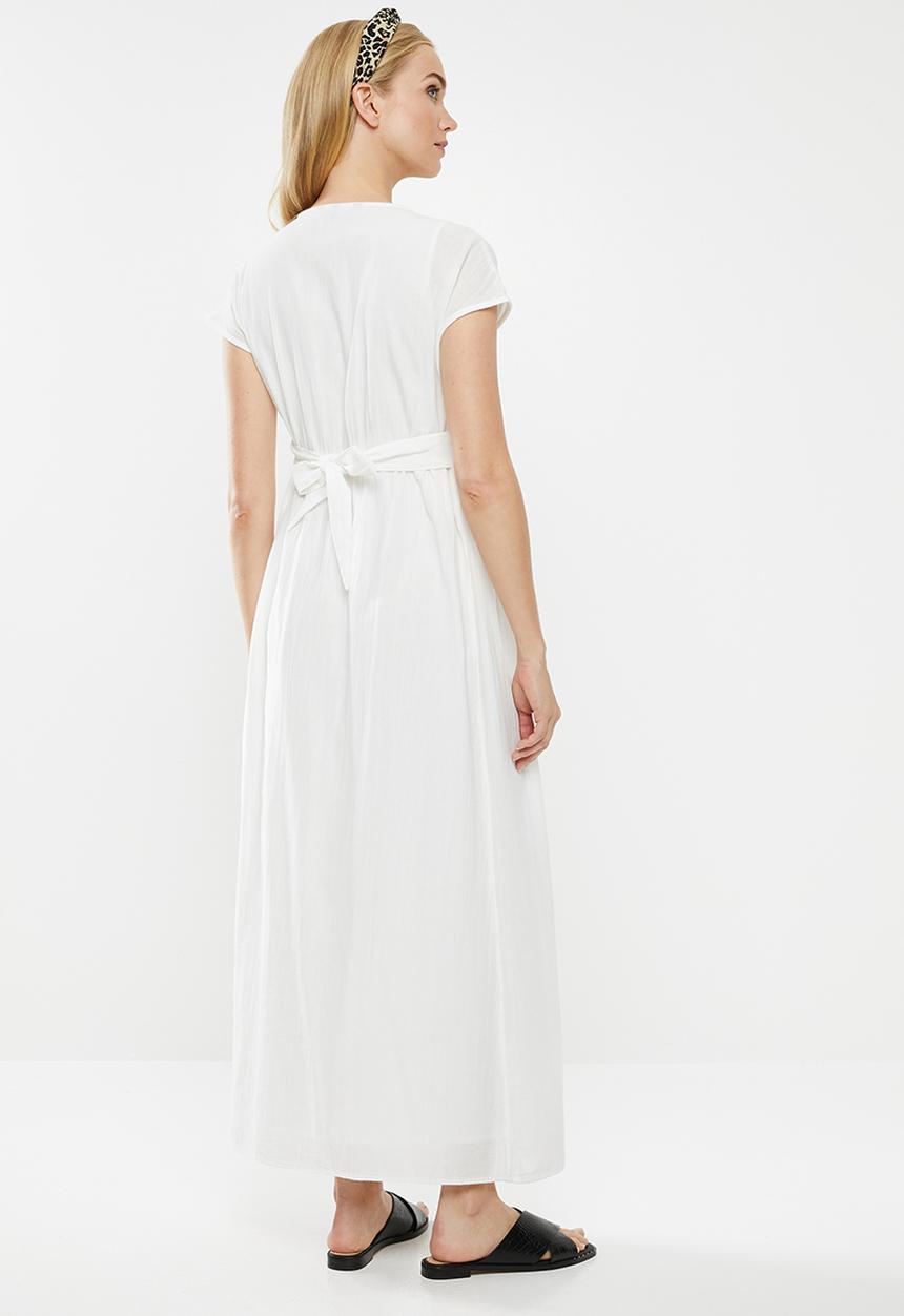 Vero Moda - Sammi button dress - white