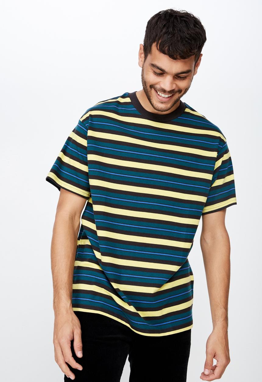 Cotton On - Dylan drop shoulder tee - multi