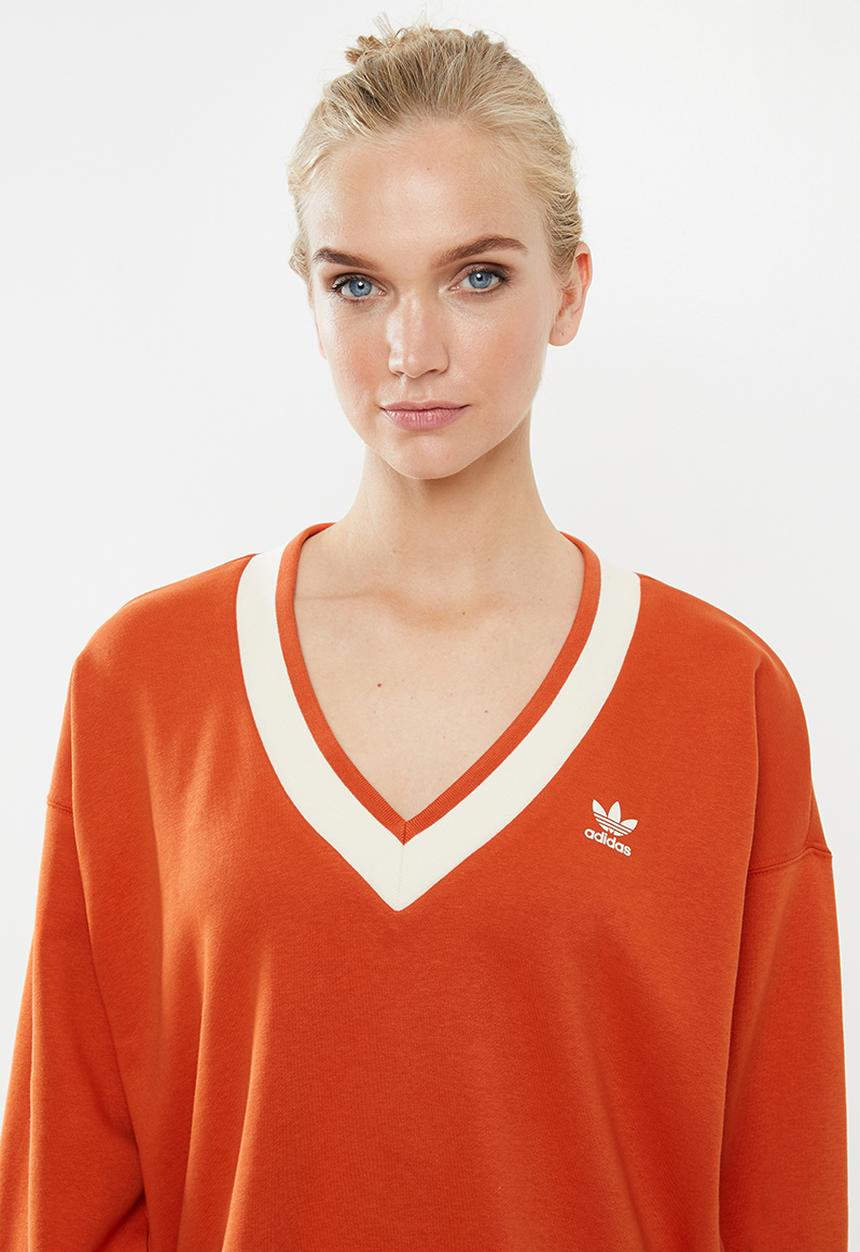 adidas Originals - Adidas spacer sweat top - orange