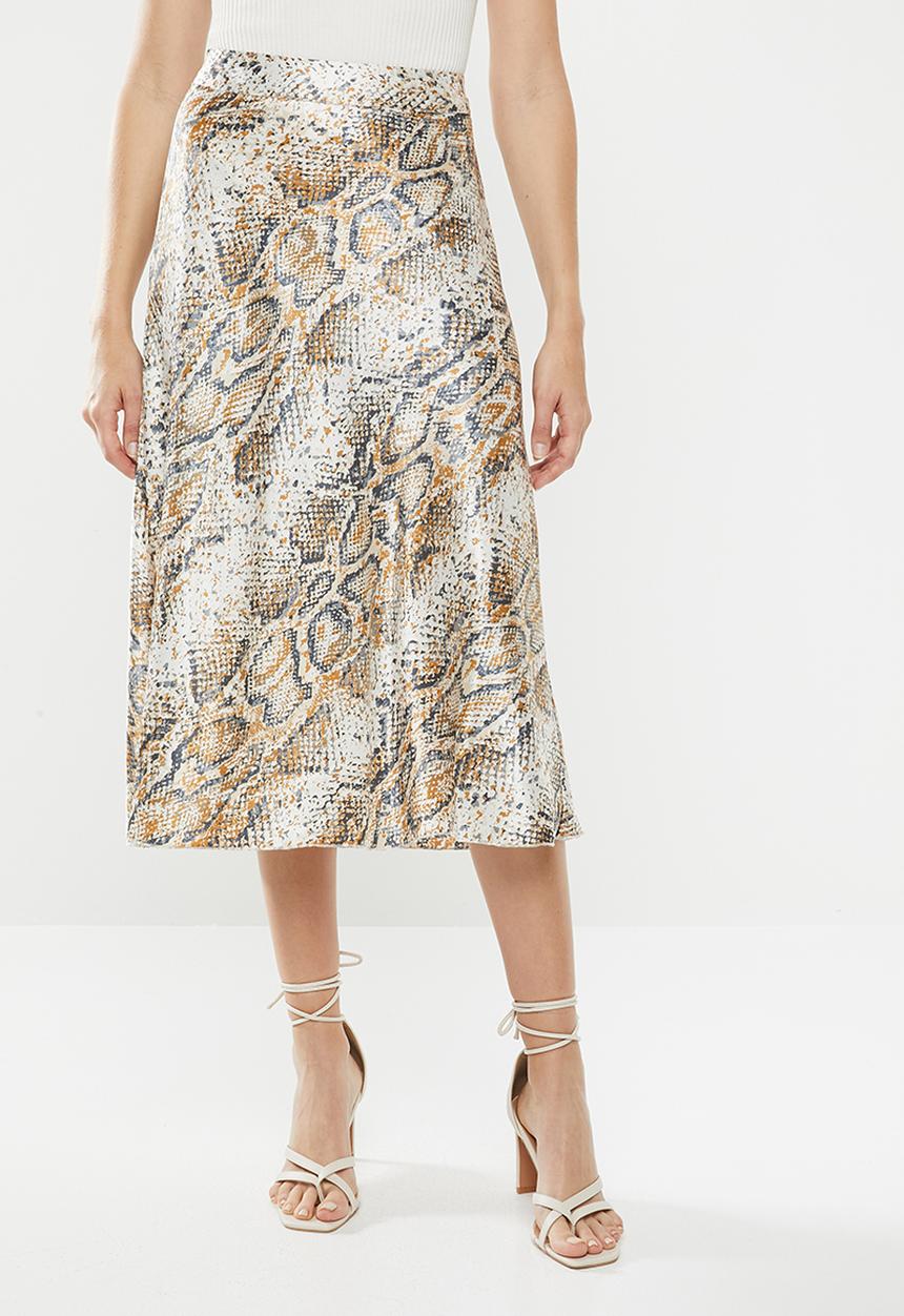 Vero Moda - Christine satin skirt - multi 