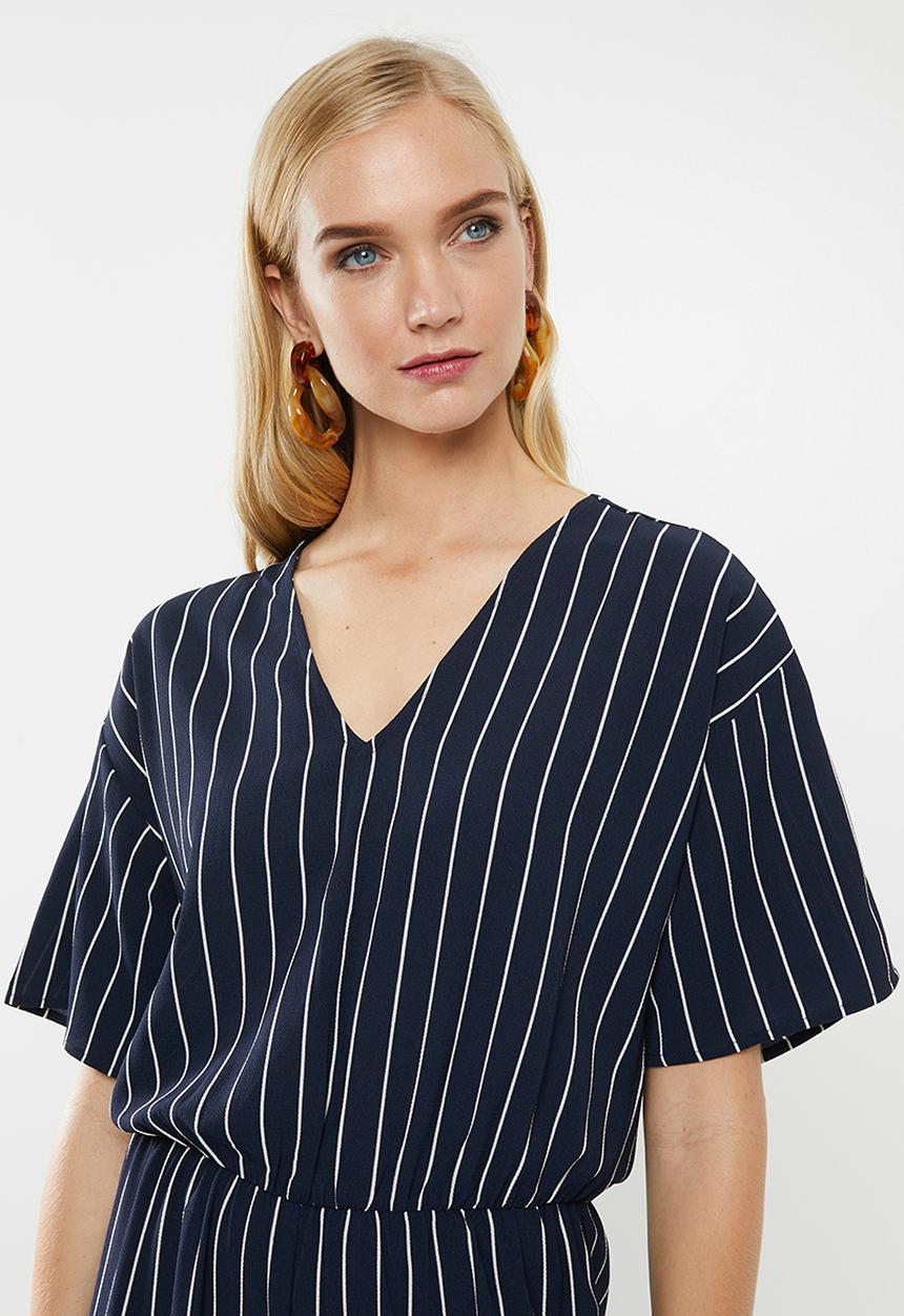 Vero Moda - Helle jumpsuit - navy & white 