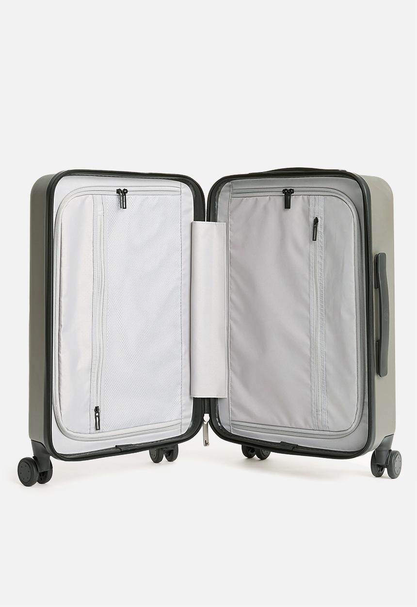 Escape Society - Carry-On with Front Loading Laptop  Pocket - gunmetal grey