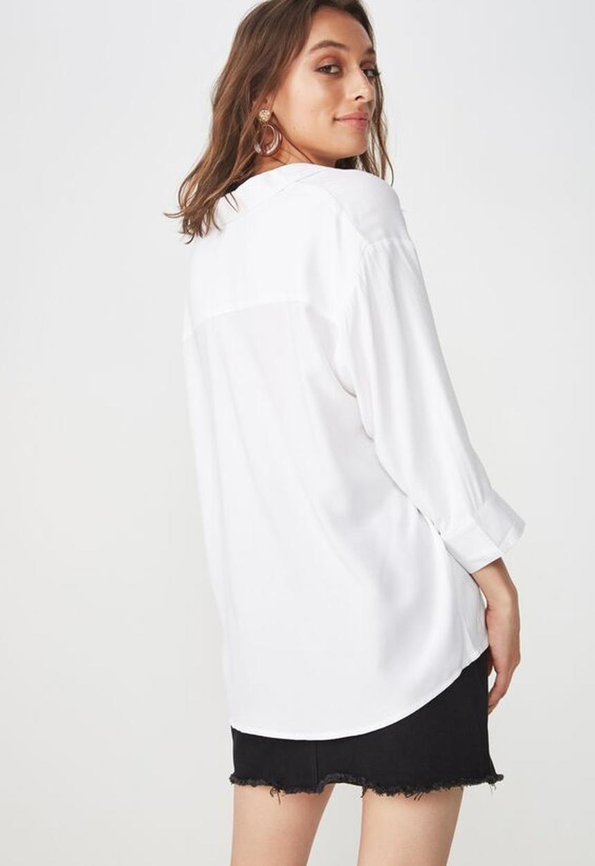 Cotton On - Lexie popover shirt  - white