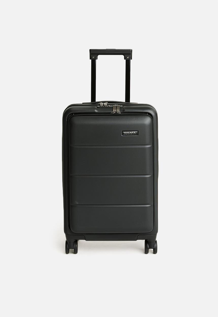 Escape Society - Carry-On with Front Loading Laptop  Pocket - matte black