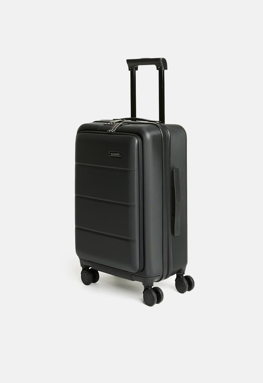 Escape Society - Carry-On with Front Loading Laptop  Pocket - matte black