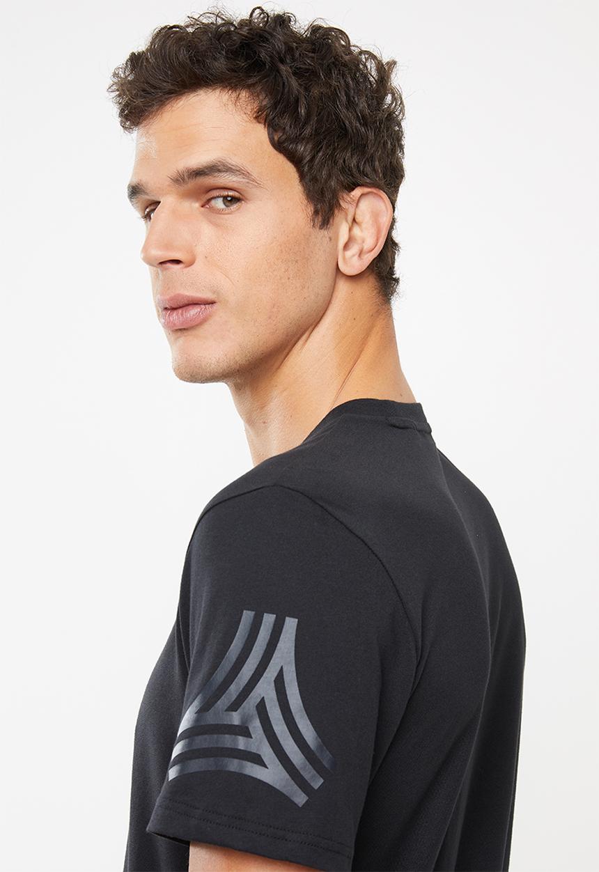 adidas Performance - Tan logo tee - black